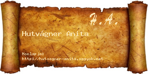 Hutvágner Anita névjegykártya